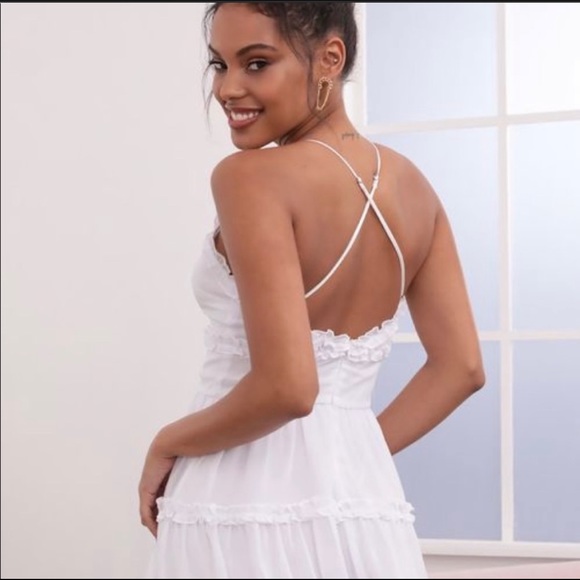 lucy in the sky white dress